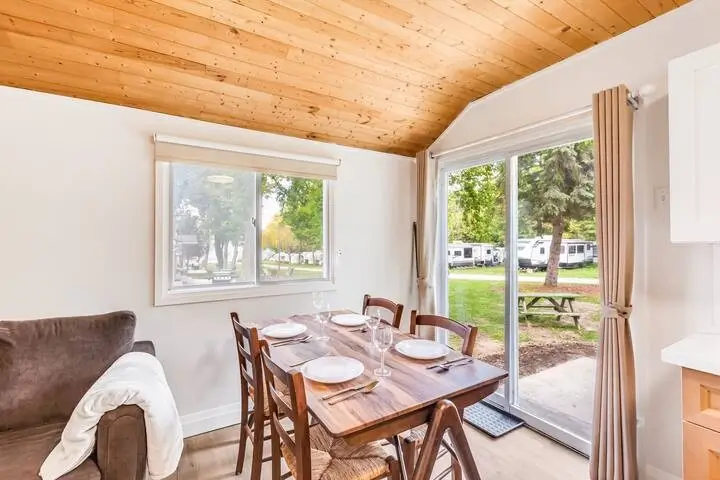 Cottage 1 - Rice Lake Waterfront Cottage Rental at Sunny Shades Resort & Spa, Ontario
